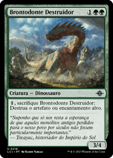 Brontodonte Destruidor / Thrashing Brontodon - Magic: The Gathering - MoxLand